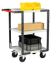 Servante montée 3 plateaux mélaminé 550x500 mm roues CC 250 kg - FIMM - 886720112