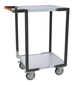 Servante montée 2 plateaux mélaminé 550x500 mm roues TPE 250 kg - FIMM - 886720121