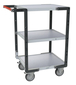 Servante montée 3 plateaux mélaminé 550x500 mm roues TPE 250 kg - FIMM - 886720122