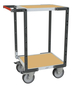 Servante montée 2 plateaux médium 550x500 mm roues TPE 400 kg - FIMM - 886720241