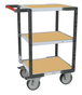 Servante montée 3 plateaux 550x500 mm charge 400 kg - FIMM - 886720242