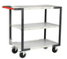 Servante montée 3 plateaux mélaminé 850x500 mm roues CC 250 kg - FIMM - 886721114
