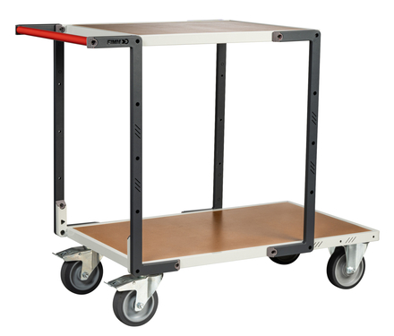 Servante montée 2 plateaux médium charge 400 kg - FIMM - 886721241