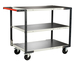 Servante montée 3 plateaux tôle 850x500 mm charge 250 kg - FIMM - 886721314