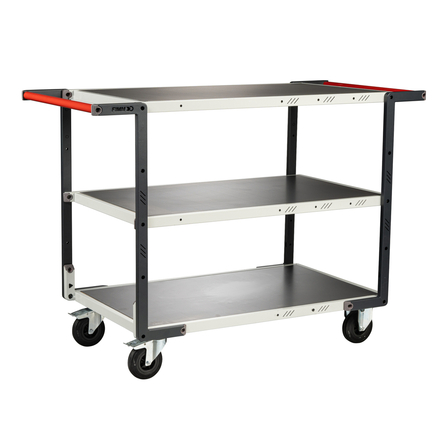 Servante montée 3 plateaux tôle galva 850x500 mm charge 250 kg - FIMM - 886721317