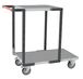 Servante montée 2 plateaux tôle galva + roues TPE 250 kg - FIMM - 886721321