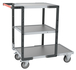 Servante montée 3 plateaux tôle galva charge 250 kg - FIMM - 886721323