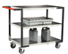 Servante montée 3 plateaux tôle 850x500 mm charge 250 kg - FIMM - 886721324