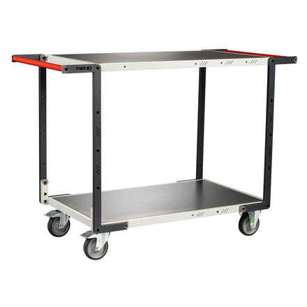 Servante montée 2 plateaux tôle galva 850x500 mm 250 kg - FIMM - 886721326
