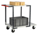 Servante montée 2 plateaux mélaminé + roues CC 250 kg - FIMM - 886722111