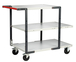 Servante montée 3 plateaux mélaminé + roues CC 250 kg - FIMM - 886722115