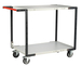 Servante montée 2 plateaux mélaminé 1000x600 mm roues TPE 250 kg - FIMM - 886722122