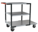 Servante montée 3 plateaux tôle galva + roues CC 250 kg - FIMM - 886722313