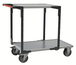 Servante montée 2 plateaux tôle galva + roues TPE 400 kg - FIMM - 886722441