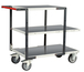 Servante montée 3 plateaux tôle galva + roues TPE 400 kg - FIMM - 886722445