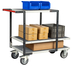 Servante montée 3 plateaux tôle galva + roues TPE 400 kg - FIMM - 886722445