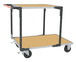Servante montée 2 plateaux médium + roues CC 400 kg - FIMM - 886732231