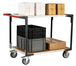 Servante montée 2 plateaux médium 1200x800 mm roues TPE 400 kg - FIMM - 886732242