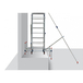 Echafaudage roulant alu FACAL - embase roulante hauteur de travail max 3 m - ALTO3