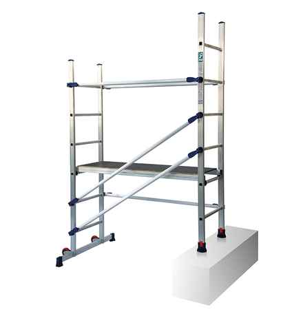 Echafaudage FACAL en aluminium hauteur de travail 2.90 m - P6