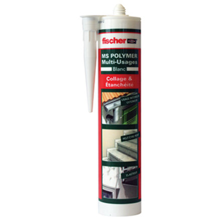 Colle multi-usages MS Polymer blanc FISCHER - 500687
