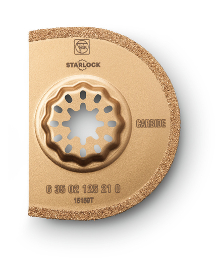 Lame segment à concrétion carbure Starlock Ø75x1.2mm - Pack de 5 FEIN - 63502125230