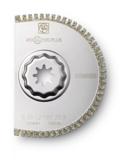Lame segment à concrétion diamant avec denture ouverte StarlockPlus Ø90x1.2mm FEIN - 63502188210