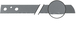 Lame droite - HSS - L400mm - dents 1.6mm FEIN - 63503064005