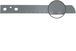 Lame droite - HSS - L200mm - dents 1.6mm FEIN - 63503066002
