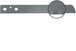 Lame droite - HSS - L200mm - dents 1.0mm FEIN - 63503067006