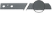 Lame de scie HD - HSS - L300mm - dents 1.6mm FEIN - 63503093004
