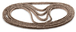 Bande feutre 520x6mm - Grain moyen - Pack de 5 FEIN - 63714115010