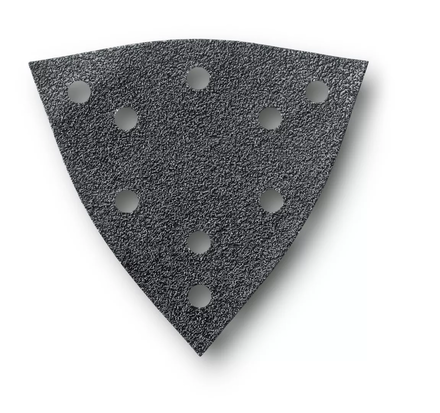 Feuille abrasive perforée triangulaire 130mm - Grain 240 - Pack de 16 FEIN - 63717297020