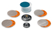 Set acier inoxydable pour la préparation au polissage de surface / tubes / profilés FEIN - 63806193040