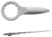 Couteau droit denté plate 35mm - Pack de 2 FEIN - 63903073011