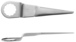 Couteau droit denté en forme de Z 60mm - Pack de 2 FEIN - 63903081013