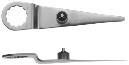Couteau droit en forme de Z 58mm avec butée fixe - Pack de 2 FEIN - 63903097018