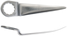 Couteau incurvé en forme de Z 70mm - Pack de 2 FEIN - 63903125017