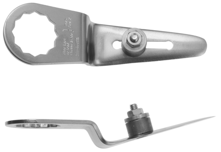 Couteau droit en forme de Z 16-43mm avec butée réglable - Pack de 2 FEIN - 63903143013