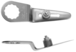 Couteau droit en forme de Z 16-43mm avec butée réglable - Pack de 2 FEIN - 63903143013
