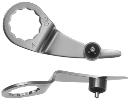 Couteau incurvé en forme de Z 39mm avec butée fixe - Pack de 2 FEIN - 63903152018