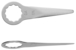 Couteau droit plat 40mm - Pack de 2 FEIN - 63903176015