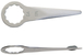 Couteau droit plat 35mm - Pack de 2 FEIN - 63903194016