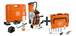 Set AKBU 35 PMQW 18 V AS Construction-Site 1x 12 Ah Weldon 3/4 in / HSS NOVA 50 FEIN - 71700465000