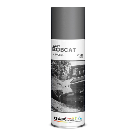 PEINTURE 1KG BRILLANTE GRIS BOBCAT