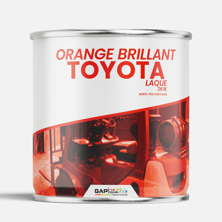 LAQUE 1 KG BRILLANT 2K1K TOYOTA ORANGE PU41