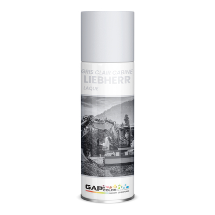 LAQUE BRILLANTE GRIS CLAIR CABINE  LIEBH