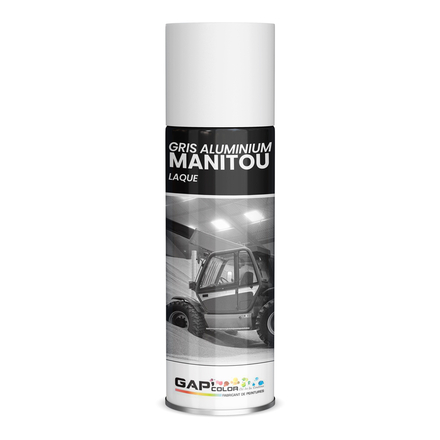 LAQUE BRILLANTE GRIS ALU MANITOU 5KG