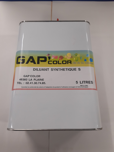 DILUANT SYNTHETIQUE S 5 LITRES - GAP COLOR - 310005
