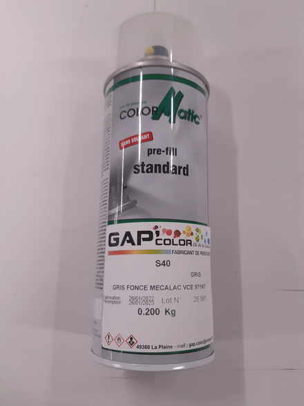 AEROSOL GRIS FONCE MECALAC 400ML